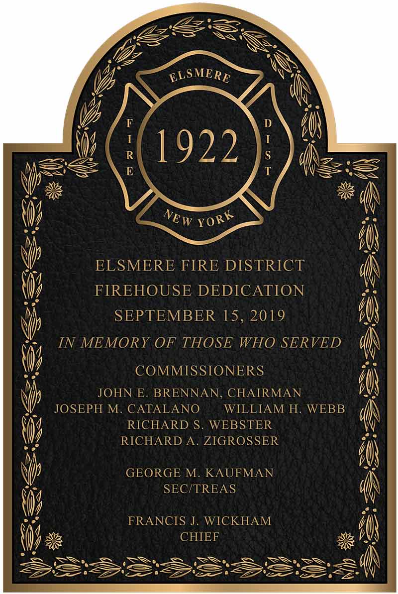 Bronze Plaque, cast Bronze Plaque, firefighter plaque, bronze firefighter plaque, cast bronze firefighter plaques